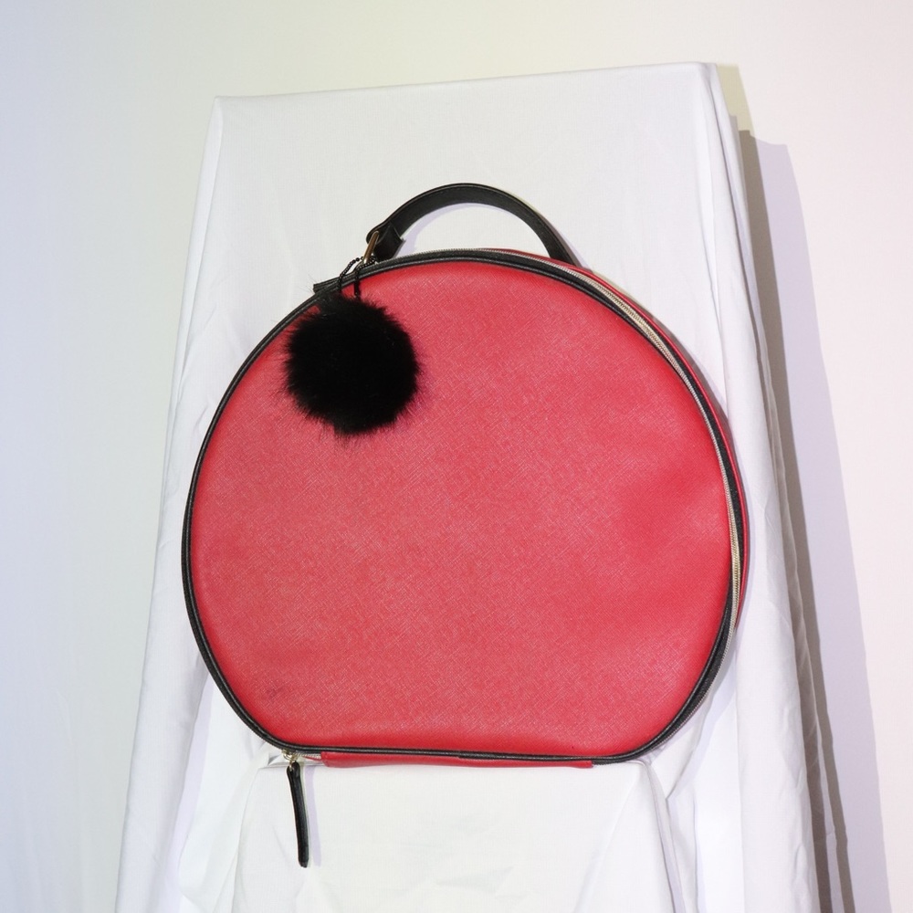 Red Makeup Zip Bag